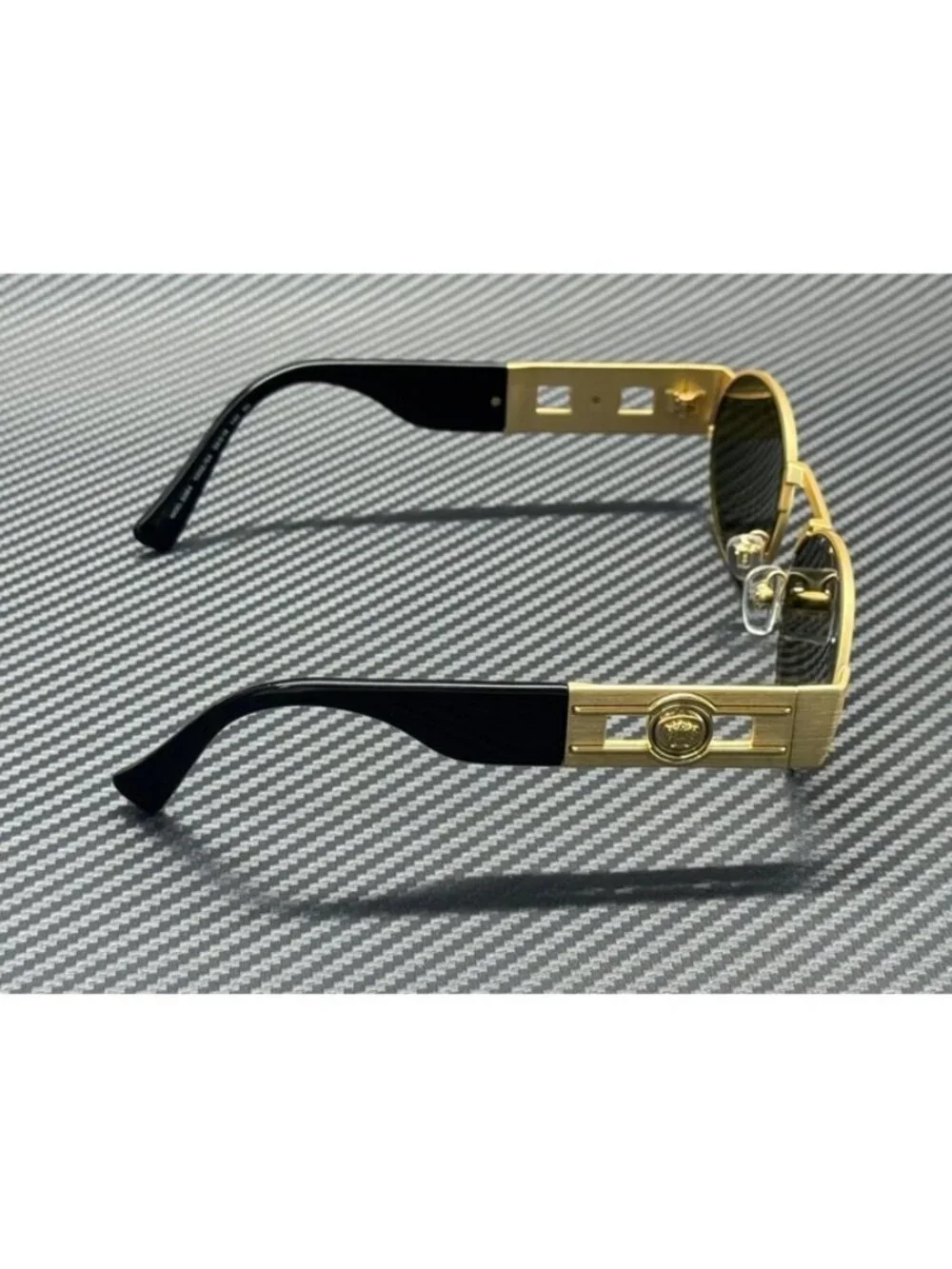 New Versace Men Gold Sunglasses 56-18-140